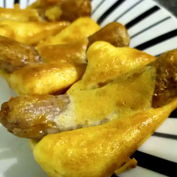 mini air fryer toad in the hole served for dinner