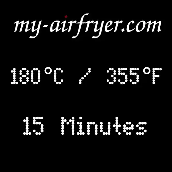 airfryer cauliflower steaks cooking time and temperature