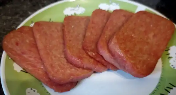 serving airfryer spam