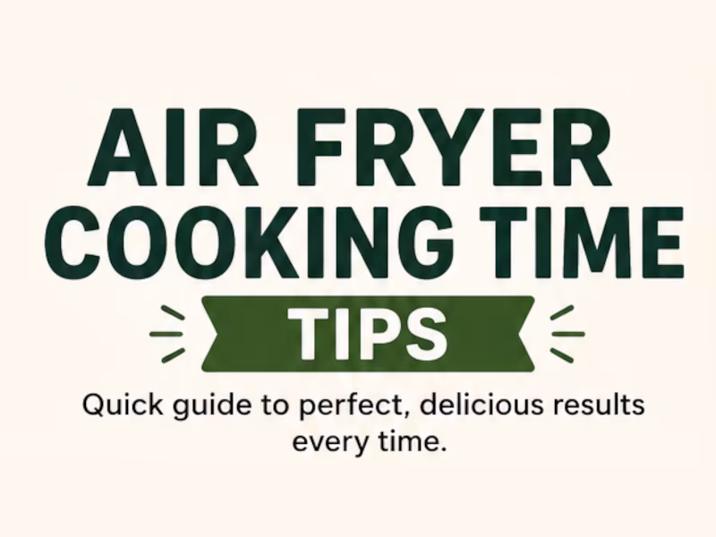 Air fryer cooking time – tips